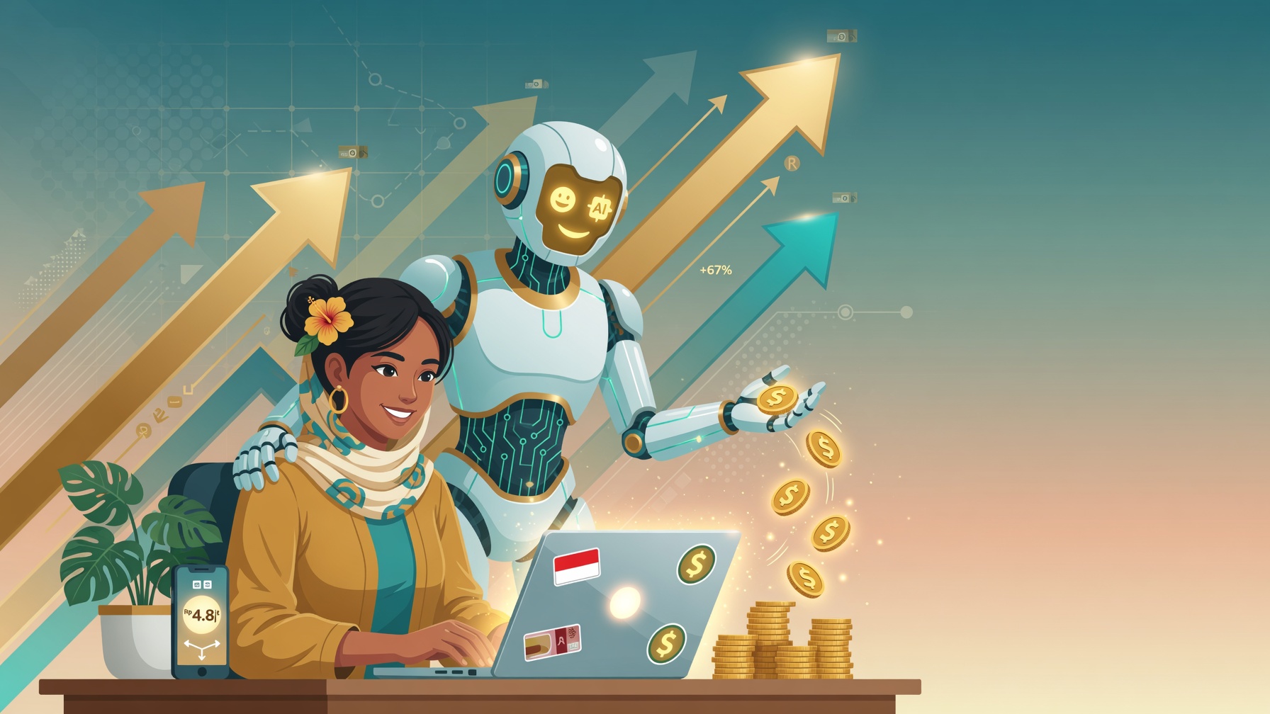 5 Cara Cuan Pakai AI di 2026 (Modal Tipis, Hasil Real)