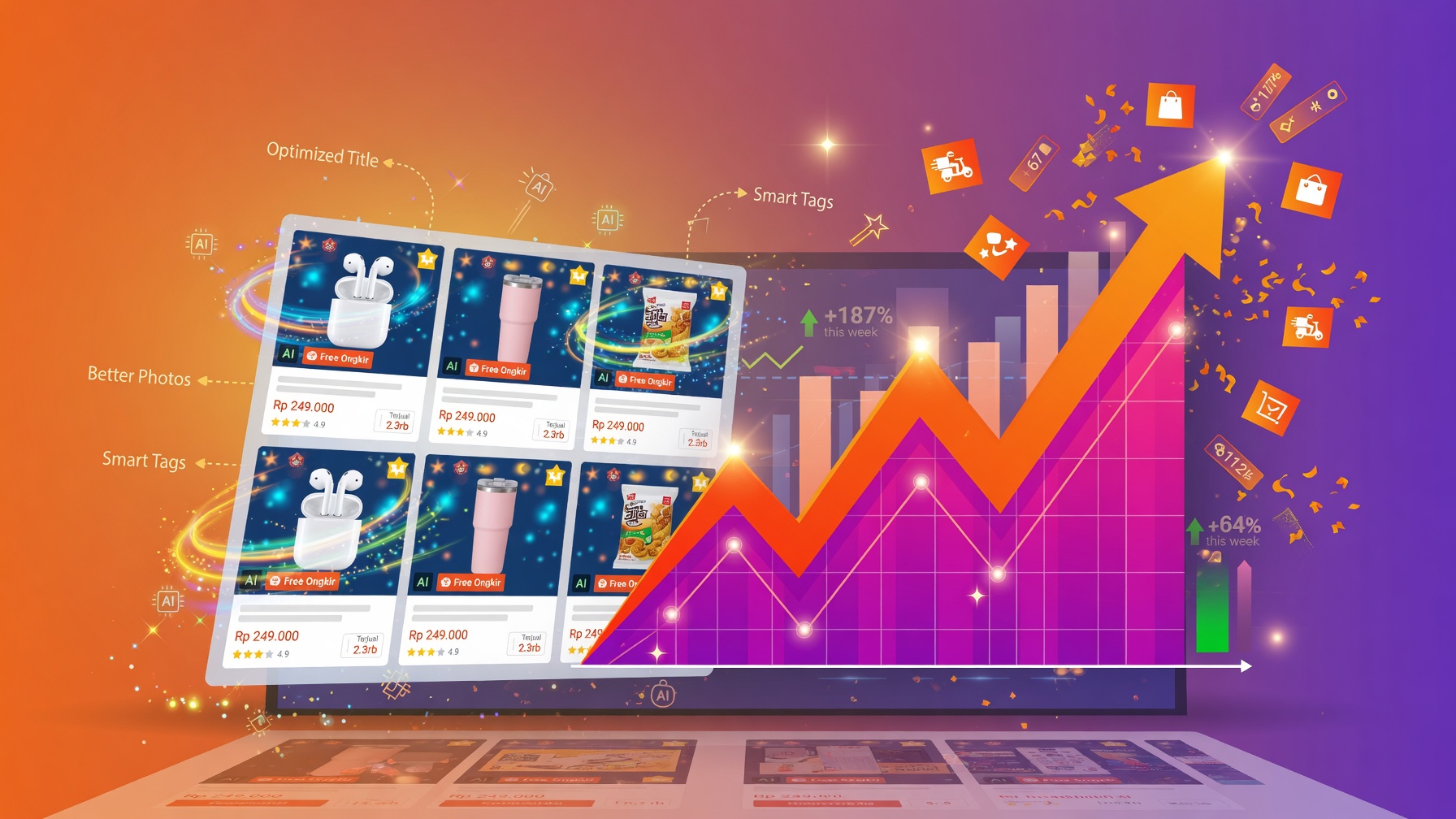 Cara Optimasi Listing Shopee & Tokopedia Pakai AI untuk Boost Penjualan 2026