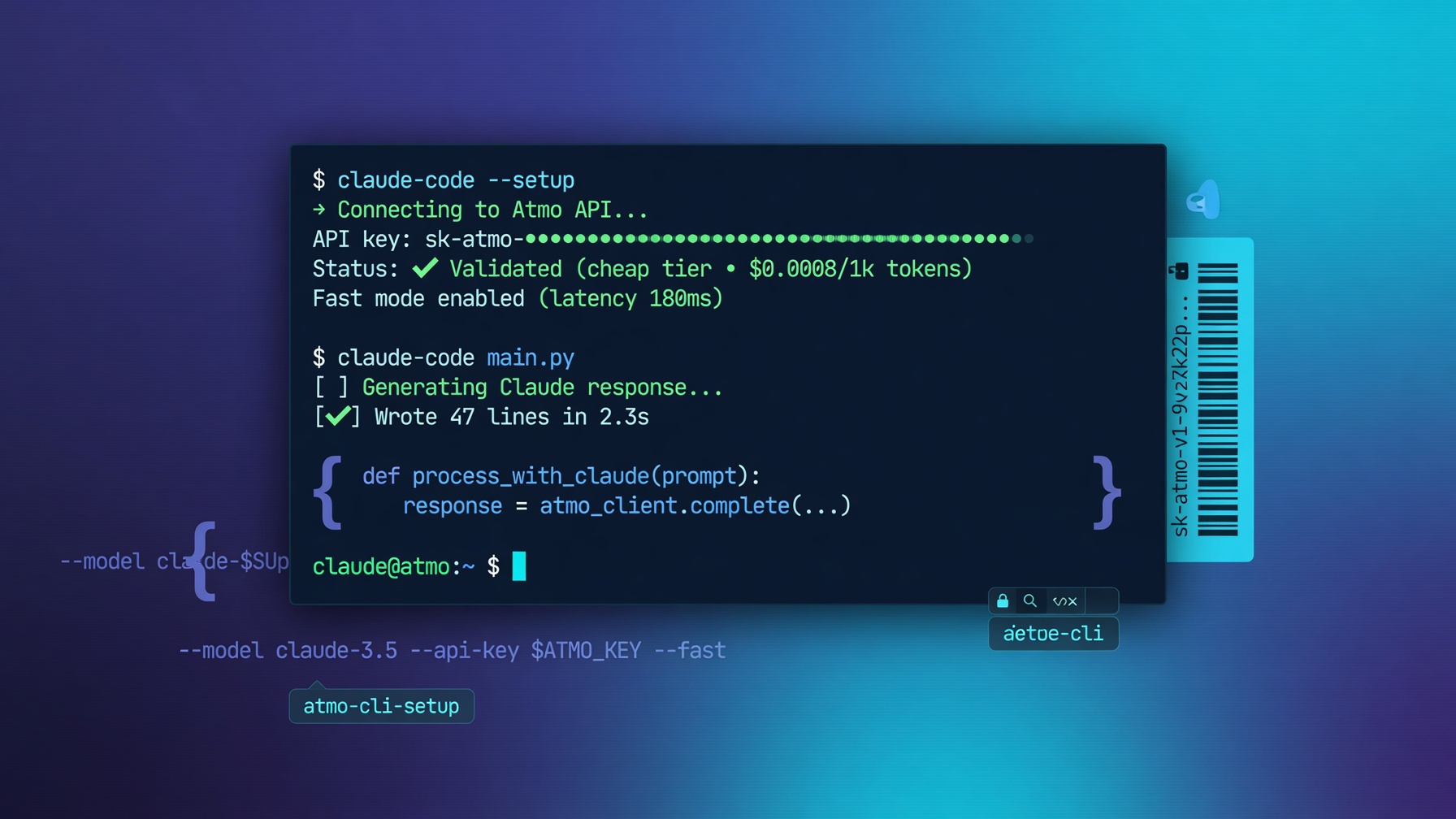 Cara Setup Claude Code dengan API Key Atmo (Murah & Cepat)