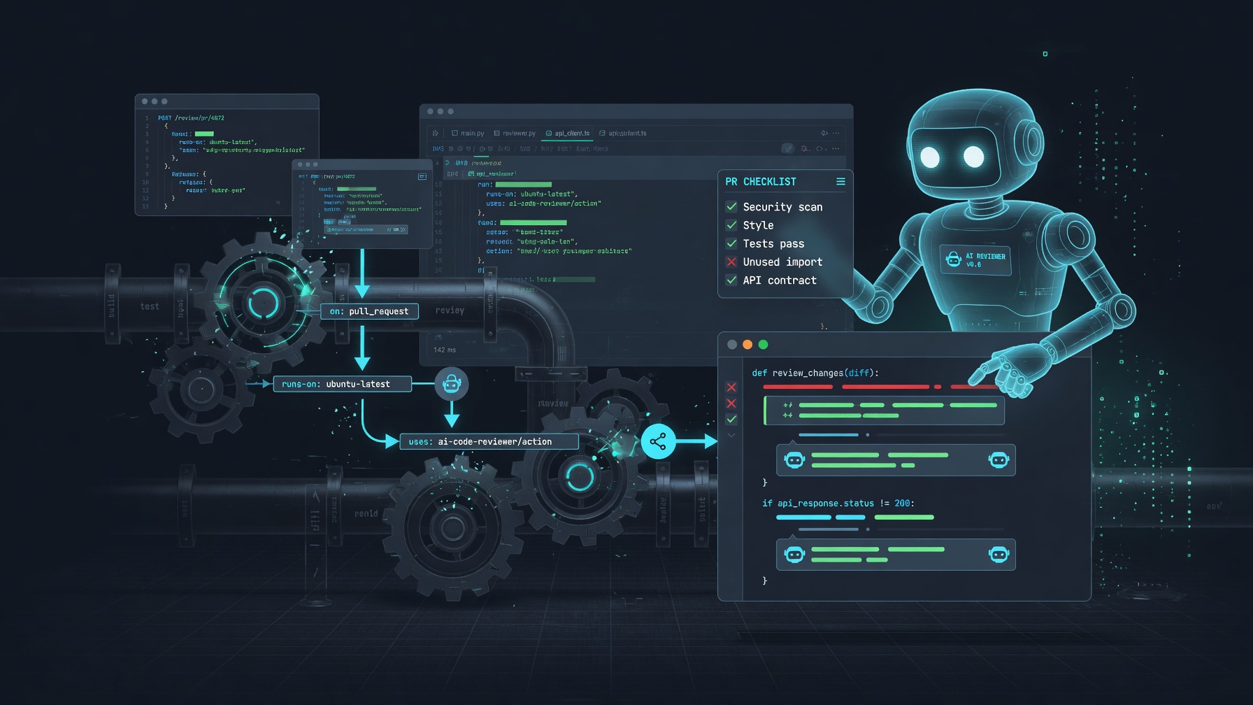 Panduan Bikin AI Code Reviewer Otomatis di GitHub Actions Pakai API