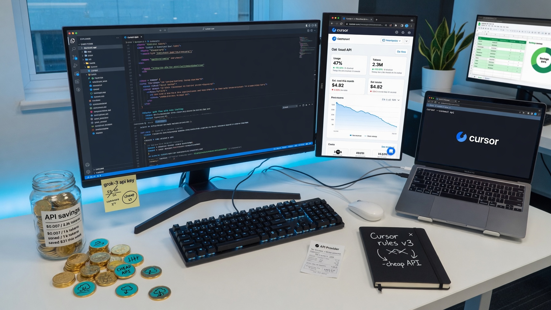 Setup AI Coding Workflow dengan Cursor + API Key Hemat